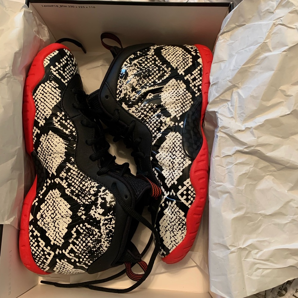 Nike Little Posite Foamposites Snakeskin